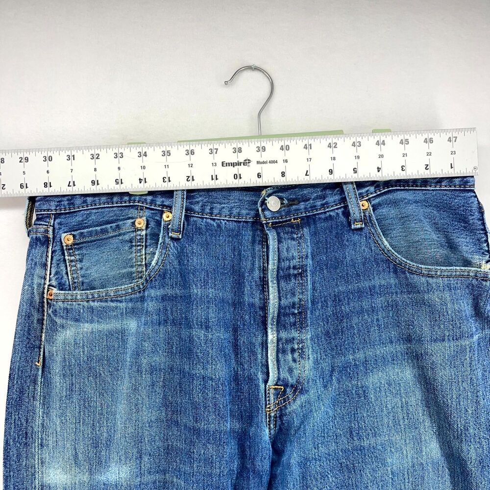 Levi Strauss & Co. 501 xx Button Front Blue Jeans Mens Size 38 x 30 - Picture 11 of 12